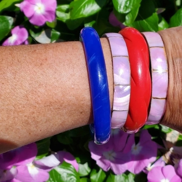 Vintage‎  rich bangle set - Picture 1 of 6